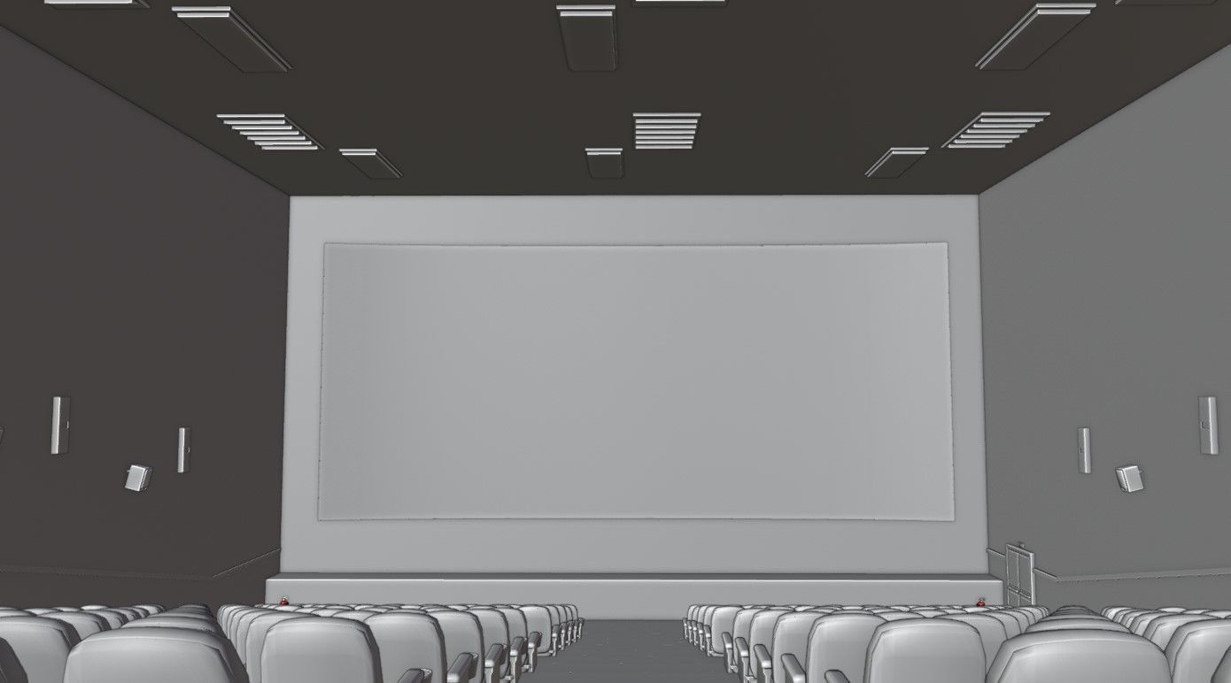 Movie Theater - Cinema 3D model_27