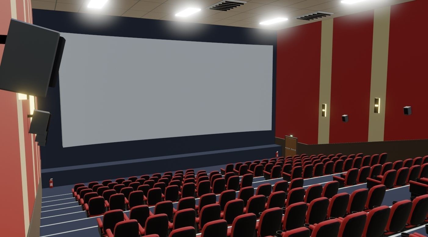 Movie Theater - Cinema 3D model_18