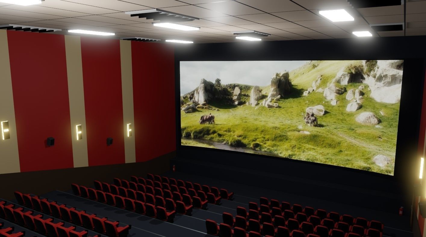 Movie Theater - Cinema 3D model_30