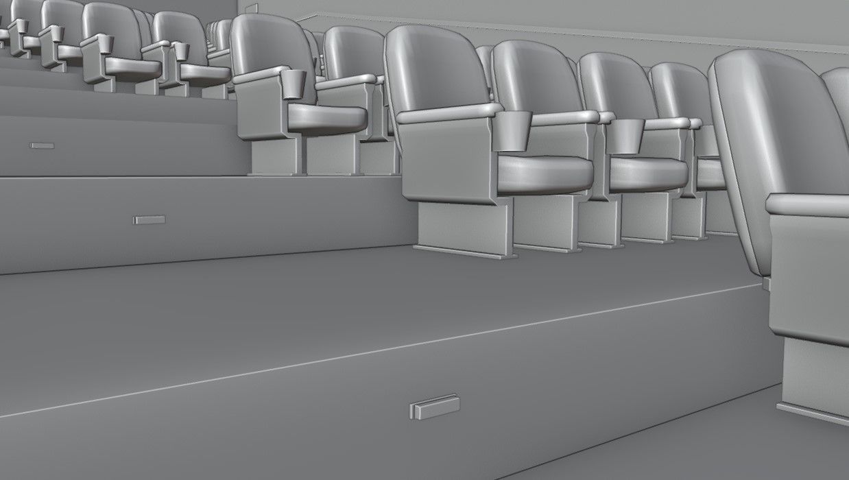 Movie Theater - Cinema 3D model_34