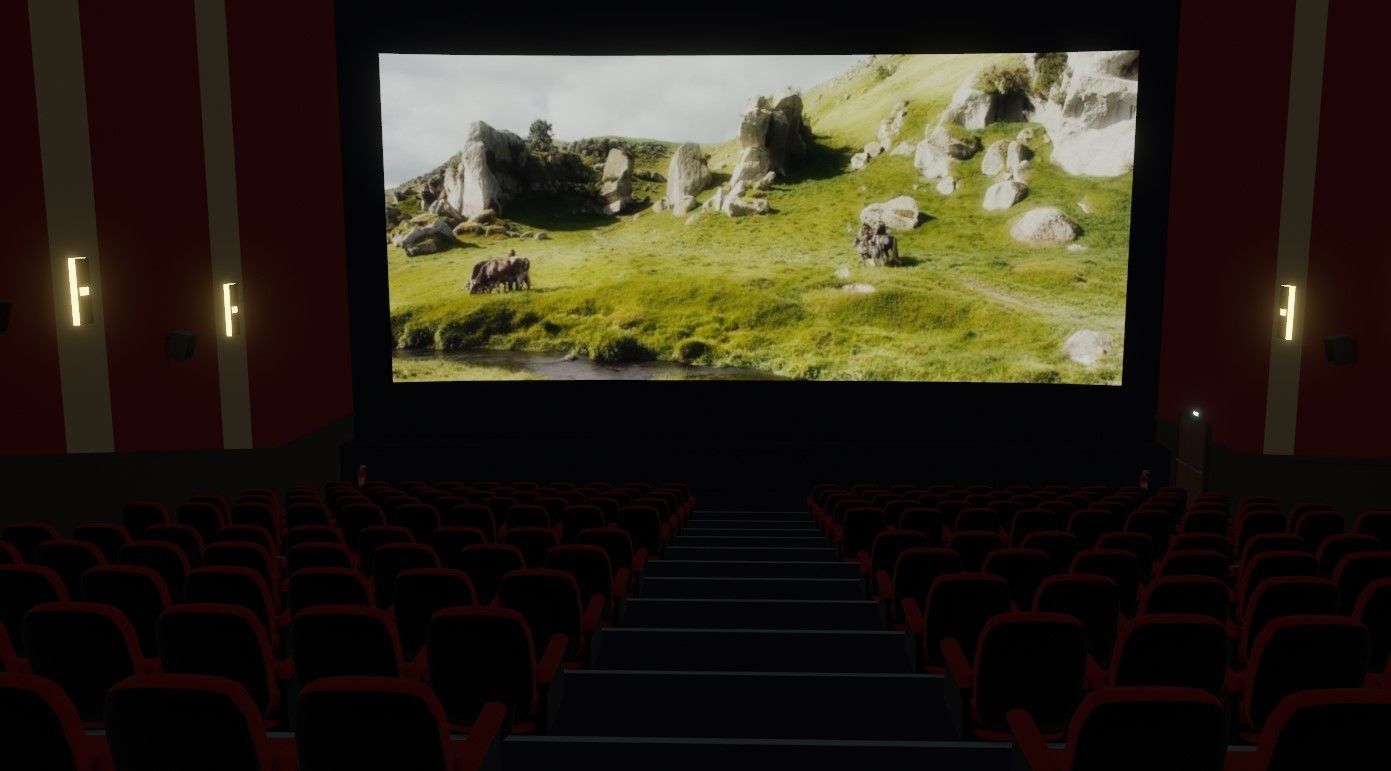 Movie Theater - Cinema 3D model_6