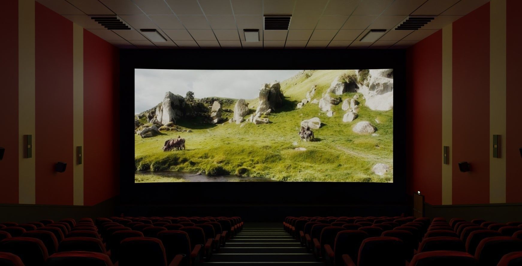 Movie Theater - Cinema 3D model_2