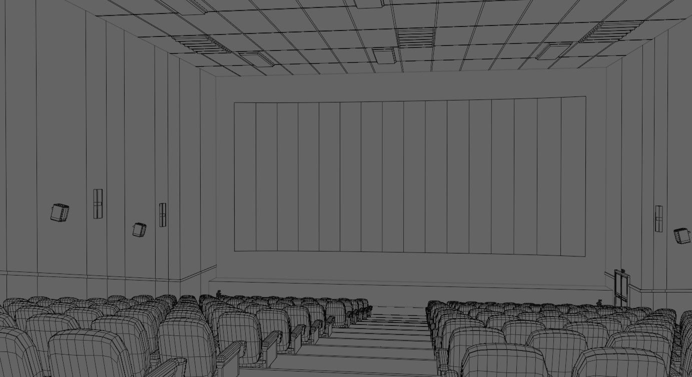 Movie Theater - Cinema 3D model_41