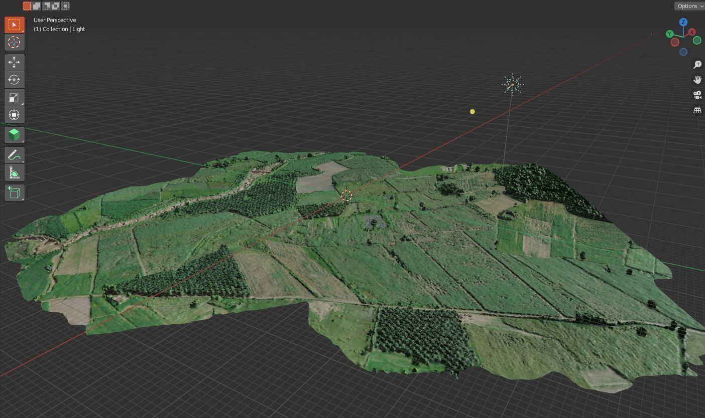 Land geographic 3D model_4