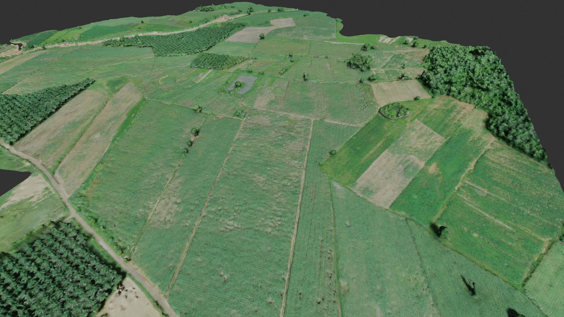 Land geographic 3D model_1
