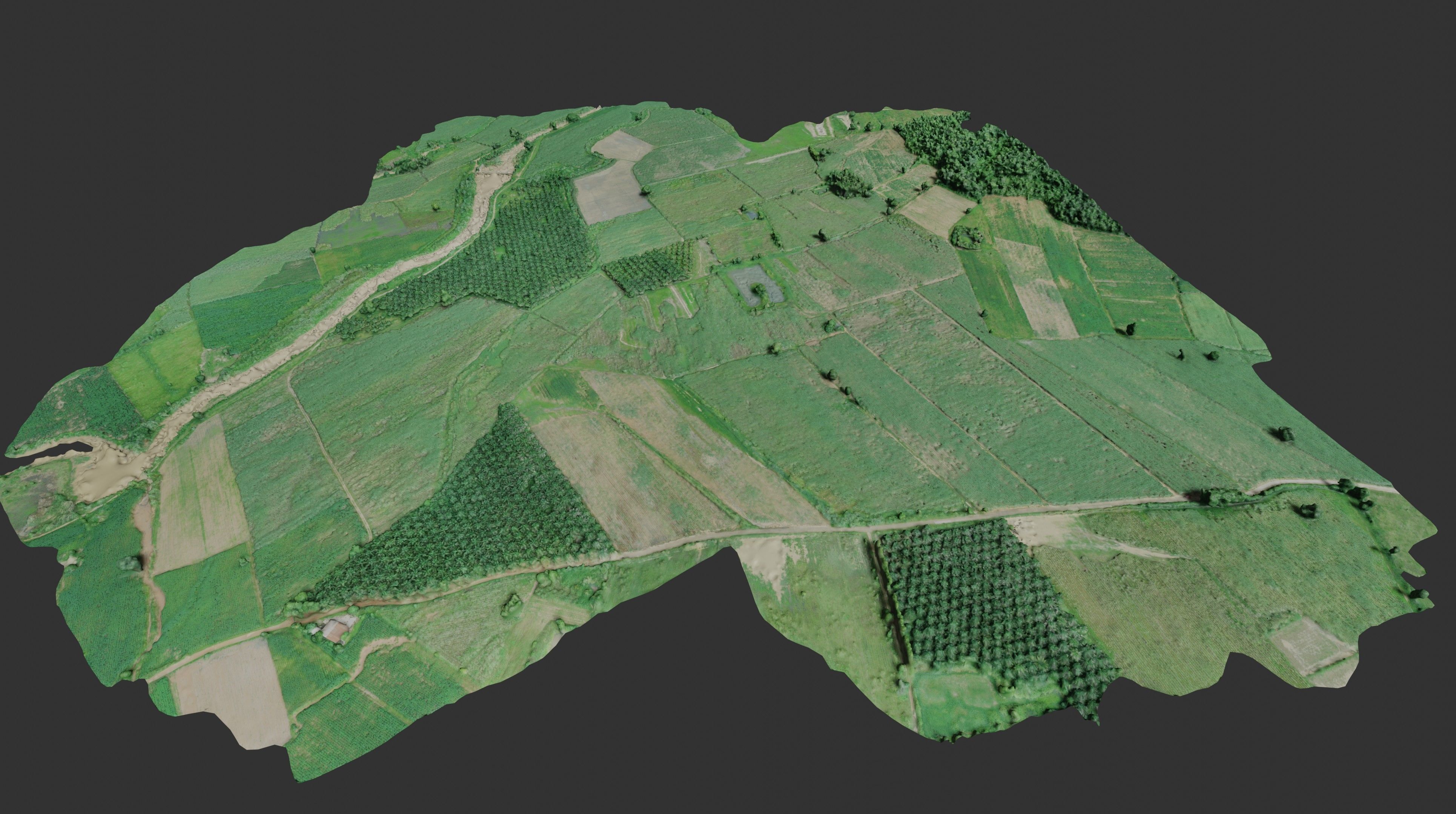Land geographic 3D model_12