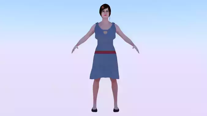 Woman in a Dress 018