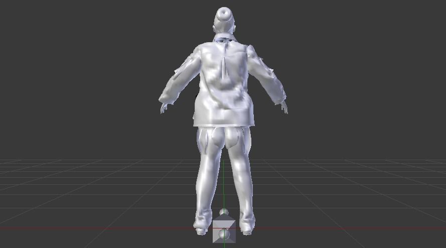 Woman Rescuer Low-poly 3D model_14