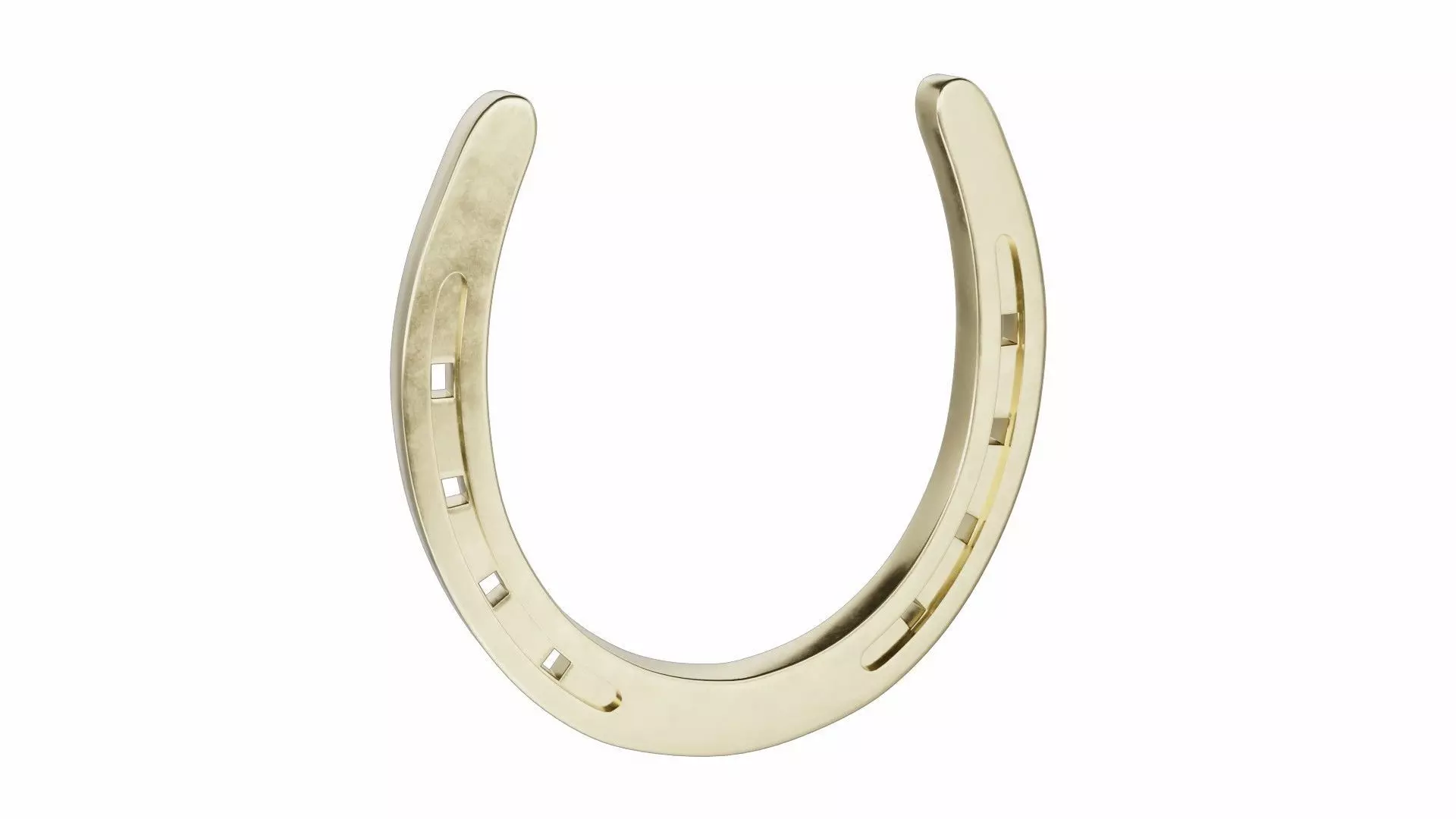 Horseshoe gold 3D model_0