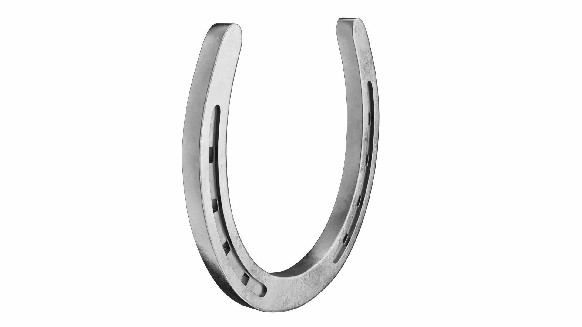 Horseshoe gold 3D model_6