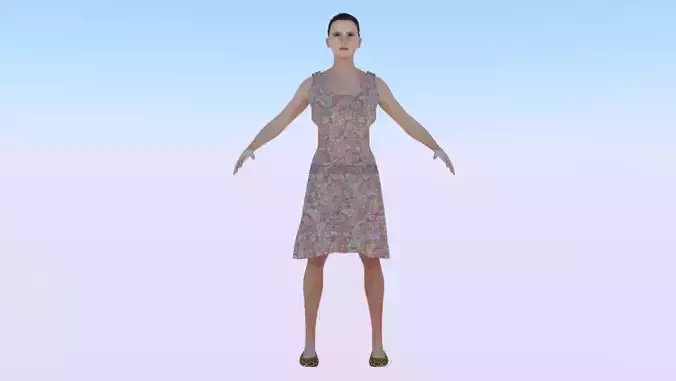 Woman in a Dress 020