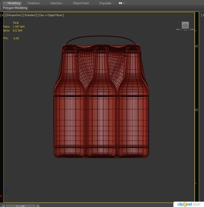 BEER BOTLES SHRINK SLEEVE 3D model_10