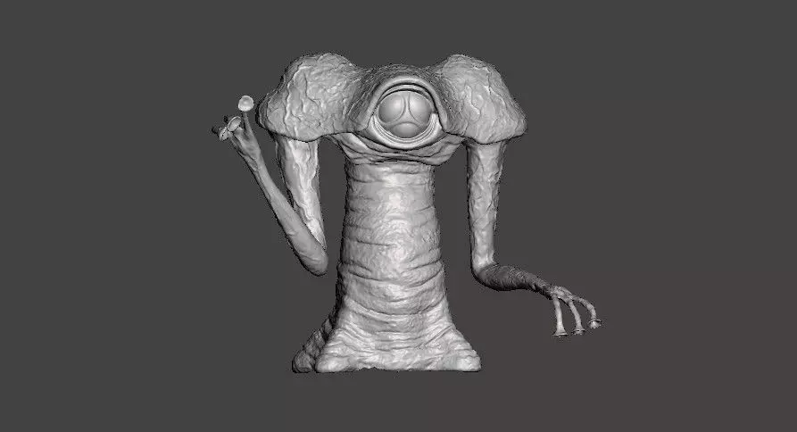 WAR OF THE WORLDS Alien statuine from the 1953 classic movie 3D print model_0