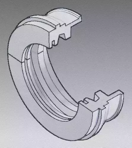 Sample Oil Baffle of old Steam Turbine