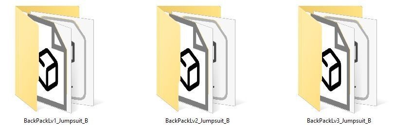 Bag 3x Backpack Jumpsuit  3D model_11