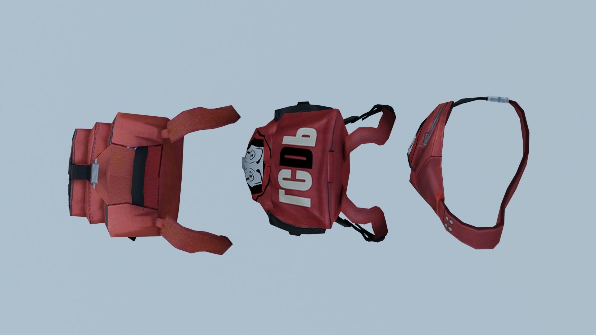 Bag 3x Backpack Jumpsuit  3D model_4
