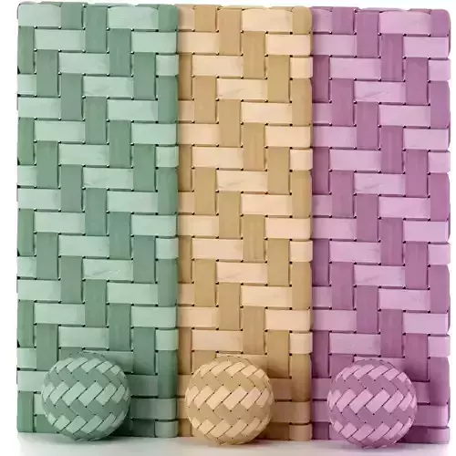 5 textures-Wooden mat or Wicker- Without the base color-seamless Texture