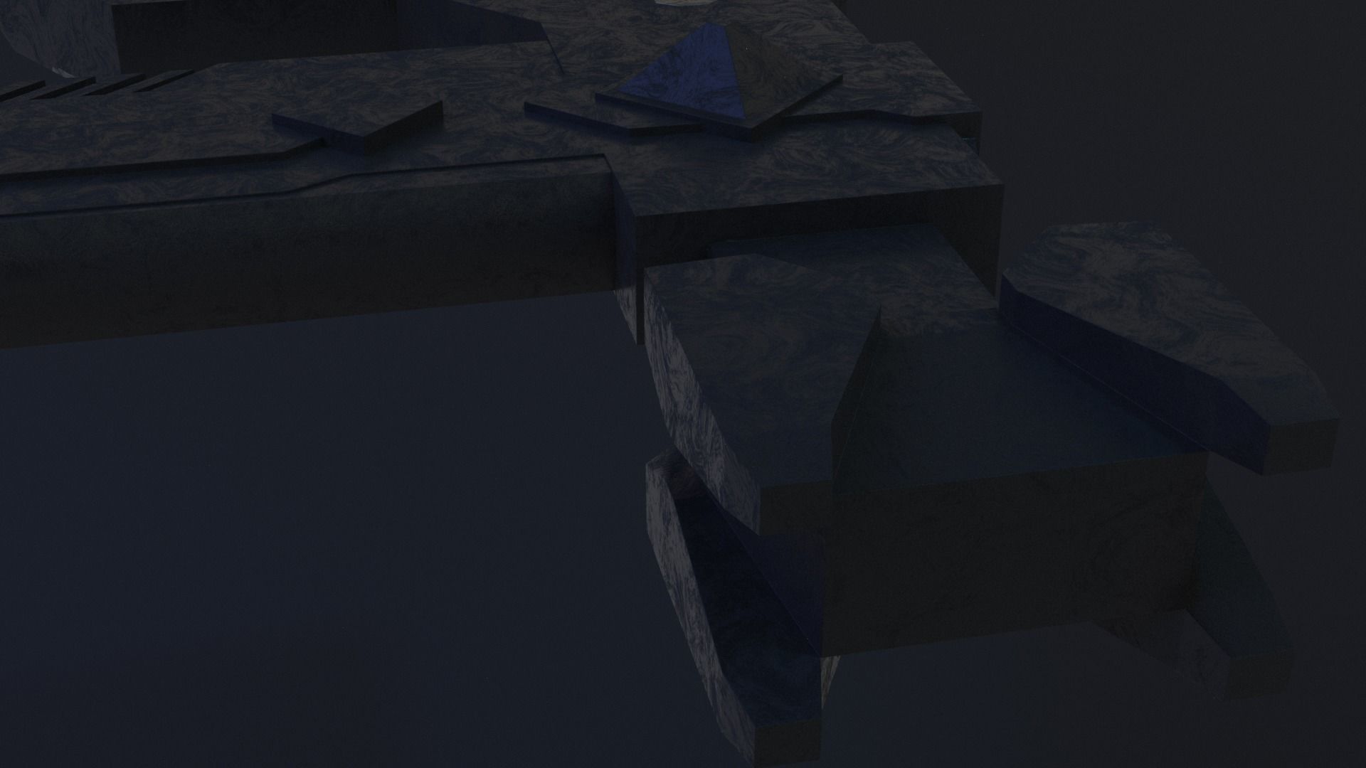 Viking axe Low-poly 3D model_5