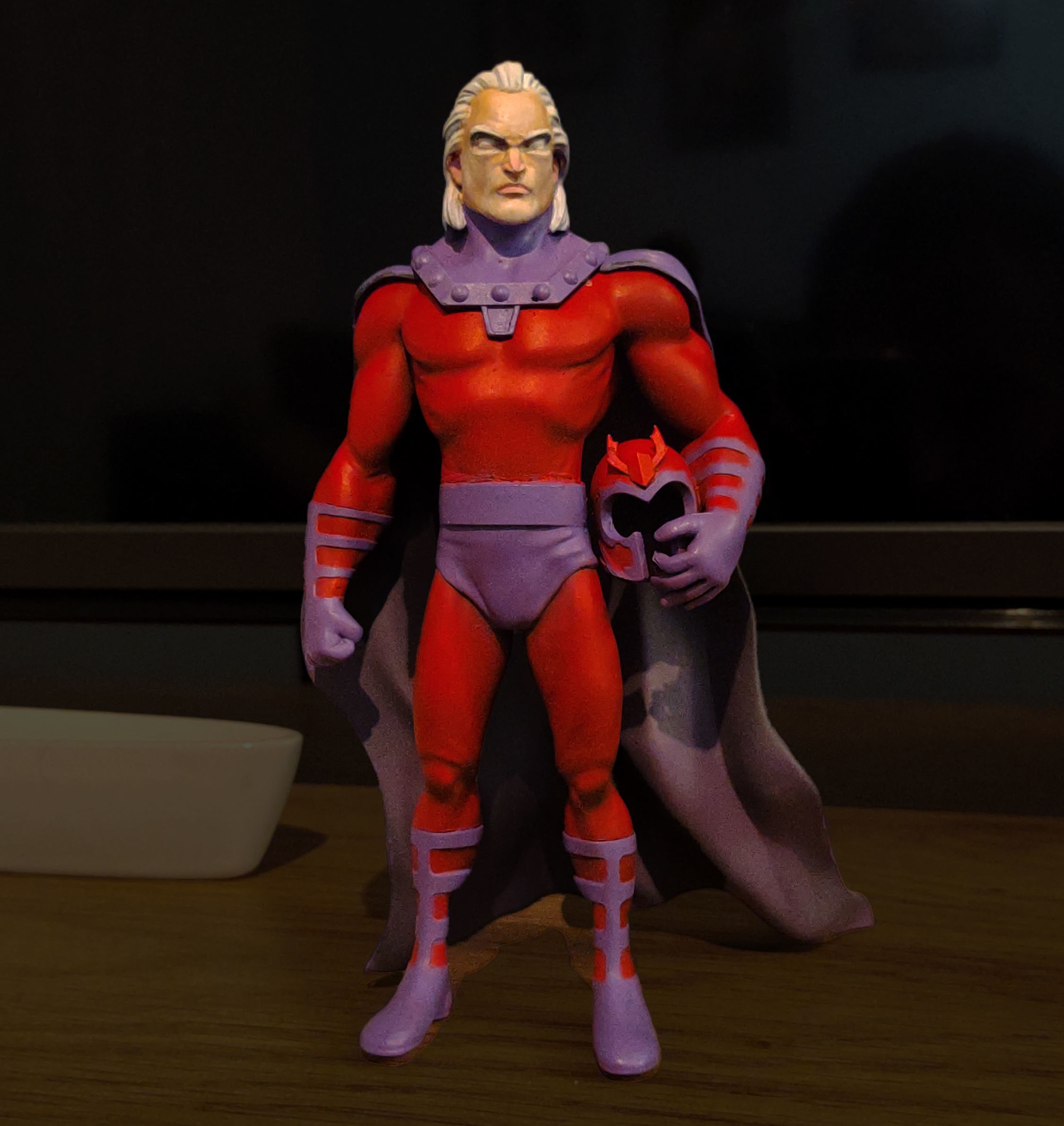 Magneto Stylised 3D print model_4