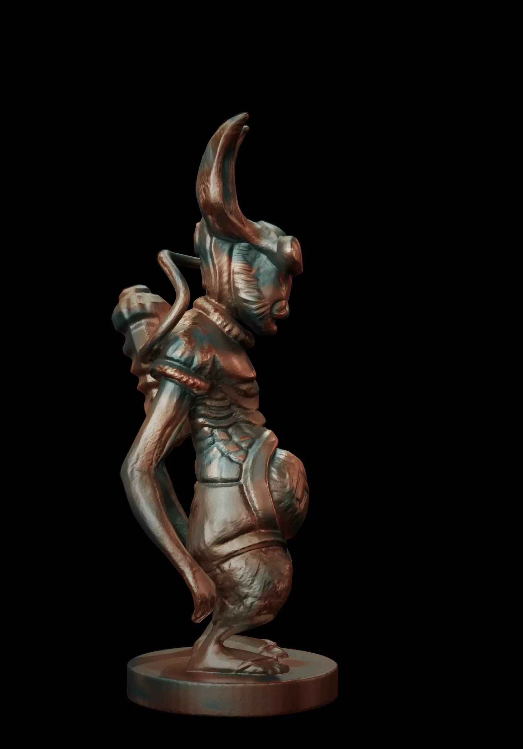 Rabbit art 3D print model_0