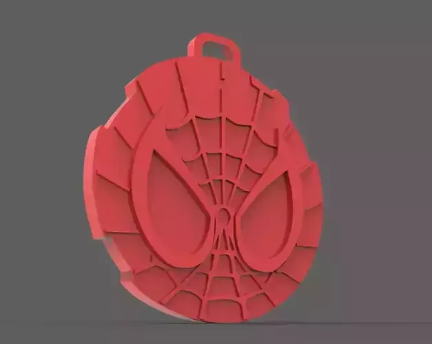 SpiderMan Keychain 3D Printable