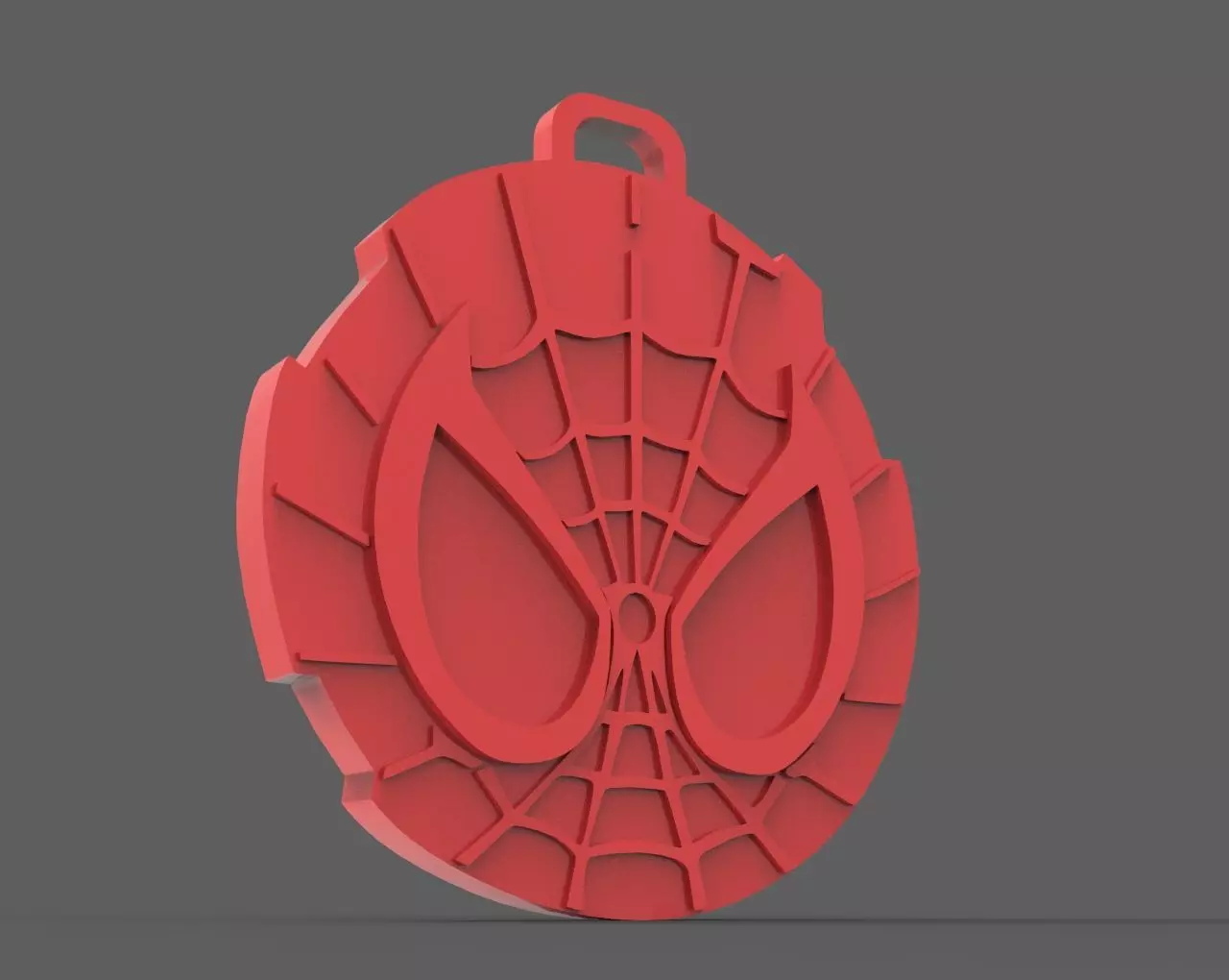 SpiderMan Keychain 3D Printable 3D print model