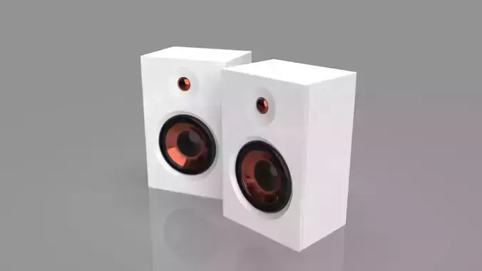 Audio monitor - Speaker - 4k textures black and white