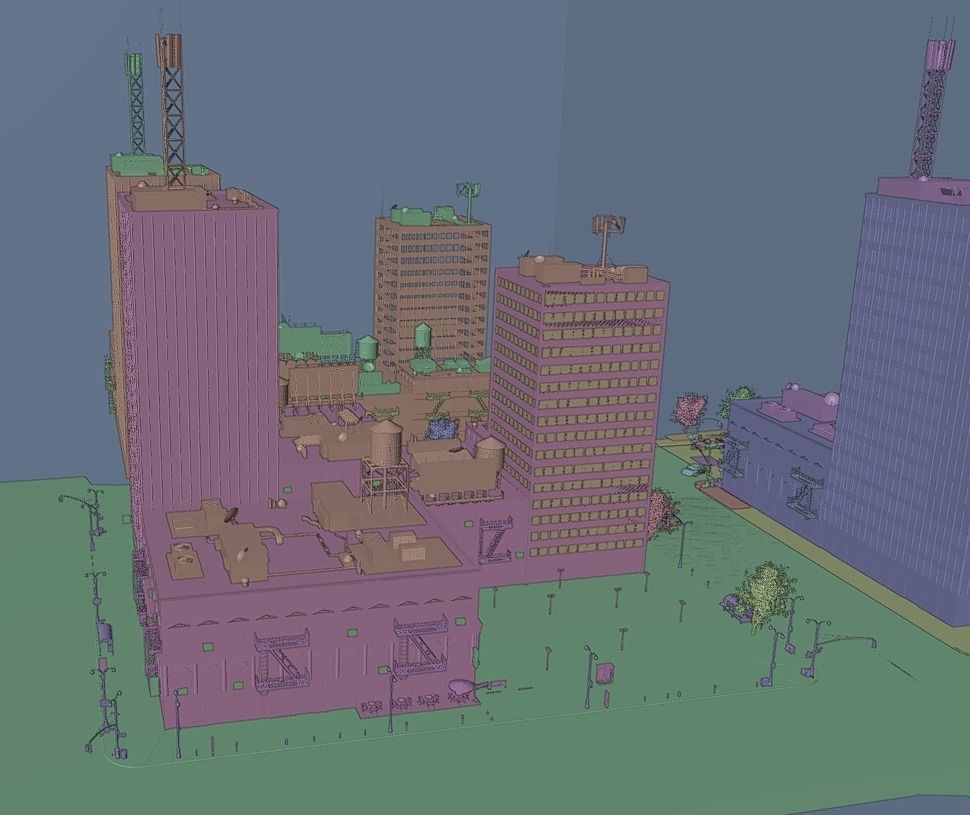 NY CITY  Low-poly 3D model_20