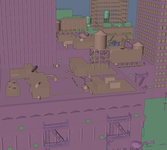 NY CITY  Low-poly 3D model_21