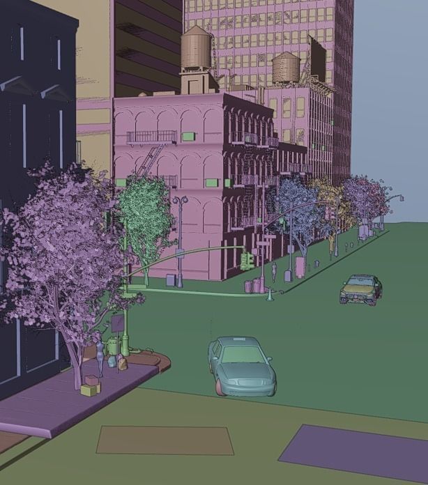 NY CITY  Low-poly 3D model_15