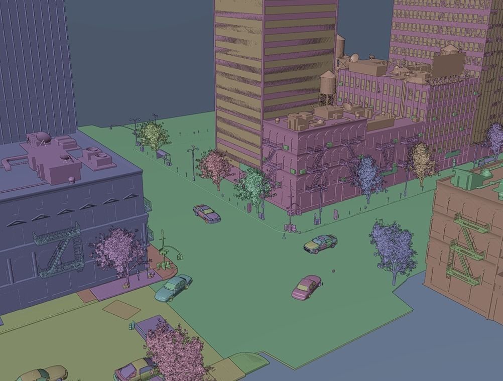 NY CITY  Low-poly 3D model_22