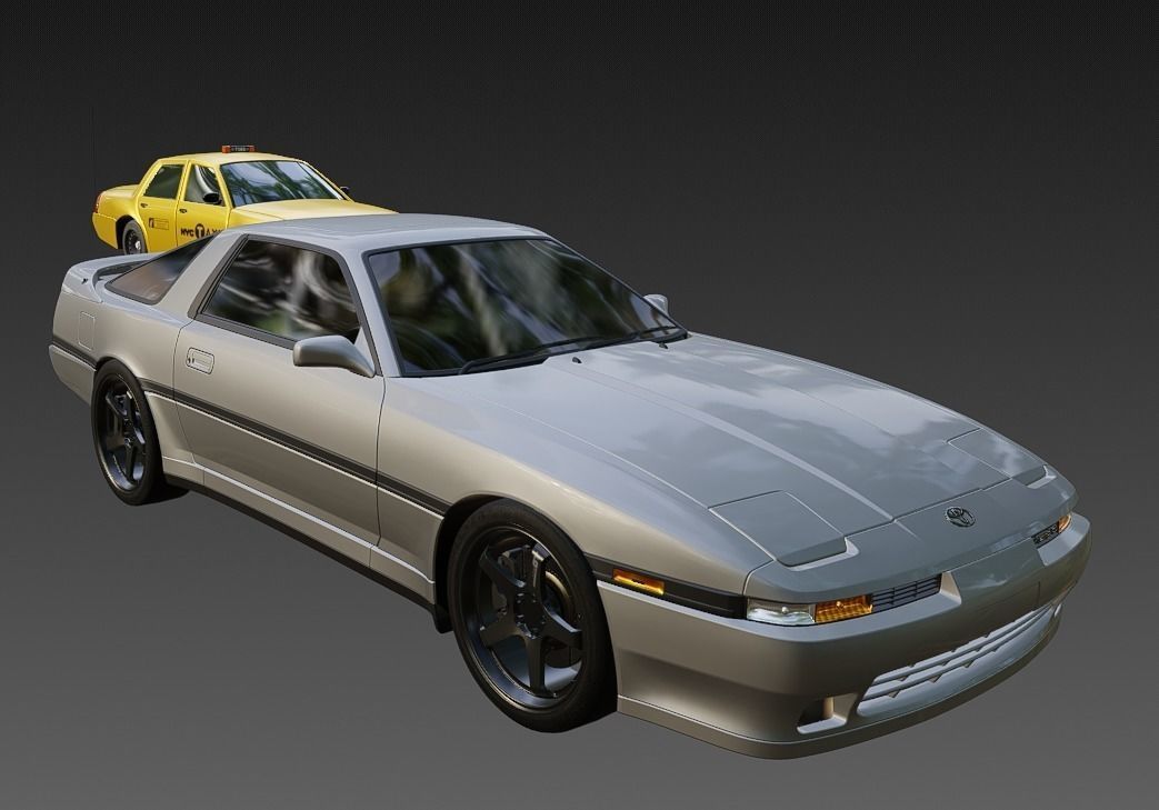 NY CITY  Low-poly 3D model_10