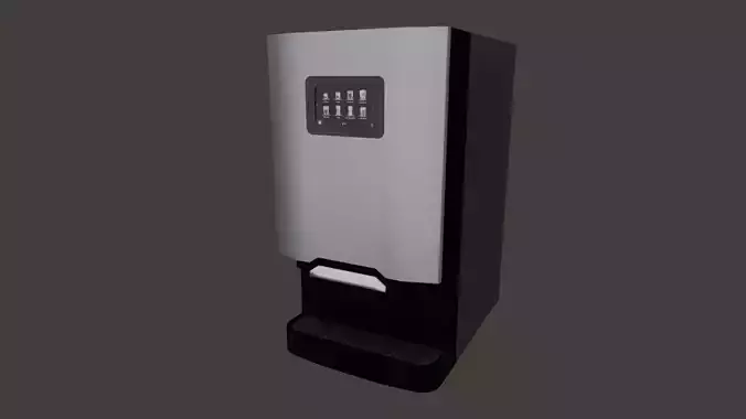 Coffee Machine Lowpoly PBR Model