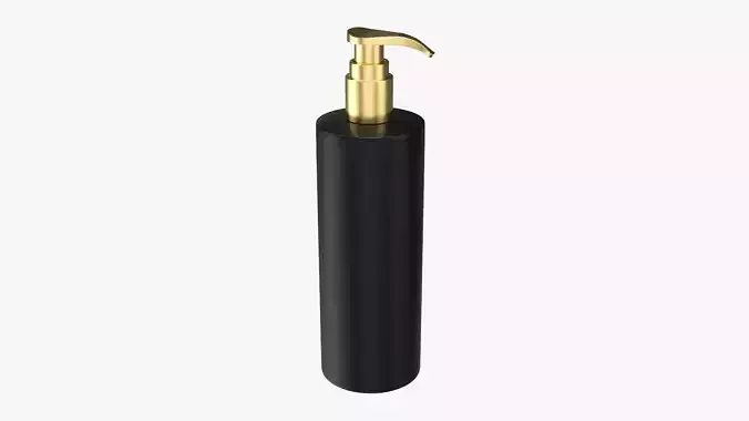 Cosmetics bottle mockup 02 3D model