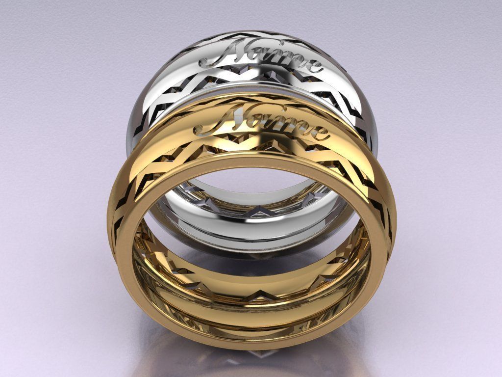ring set 18 collection1 3D print model_1