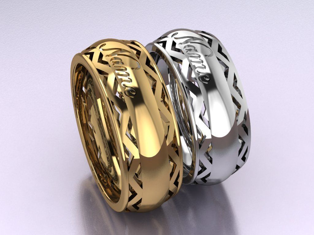 ring set 18 collection1 3D print model_2