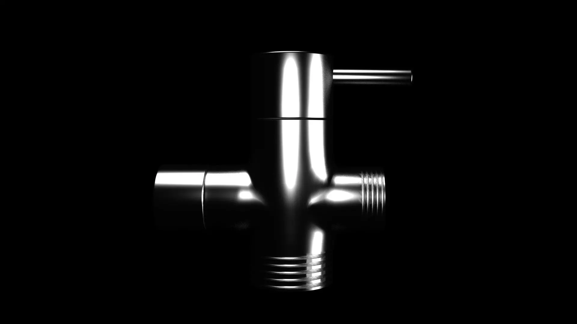 Rigged Facuet - Tap Free 3D model