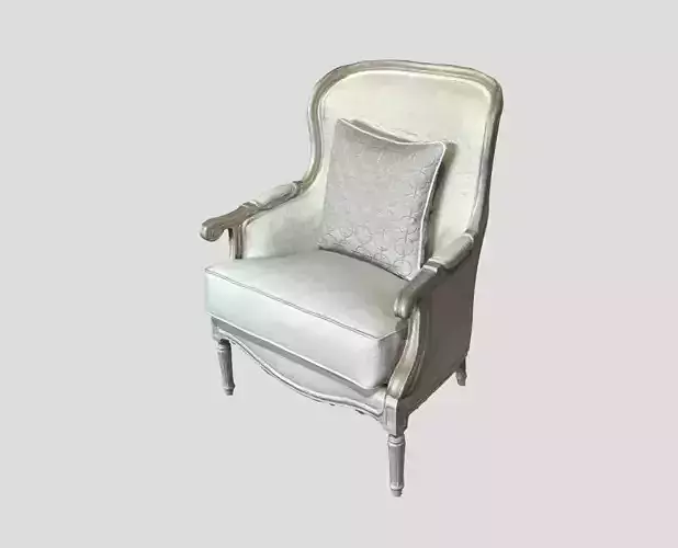 Classic armchair with a cushion