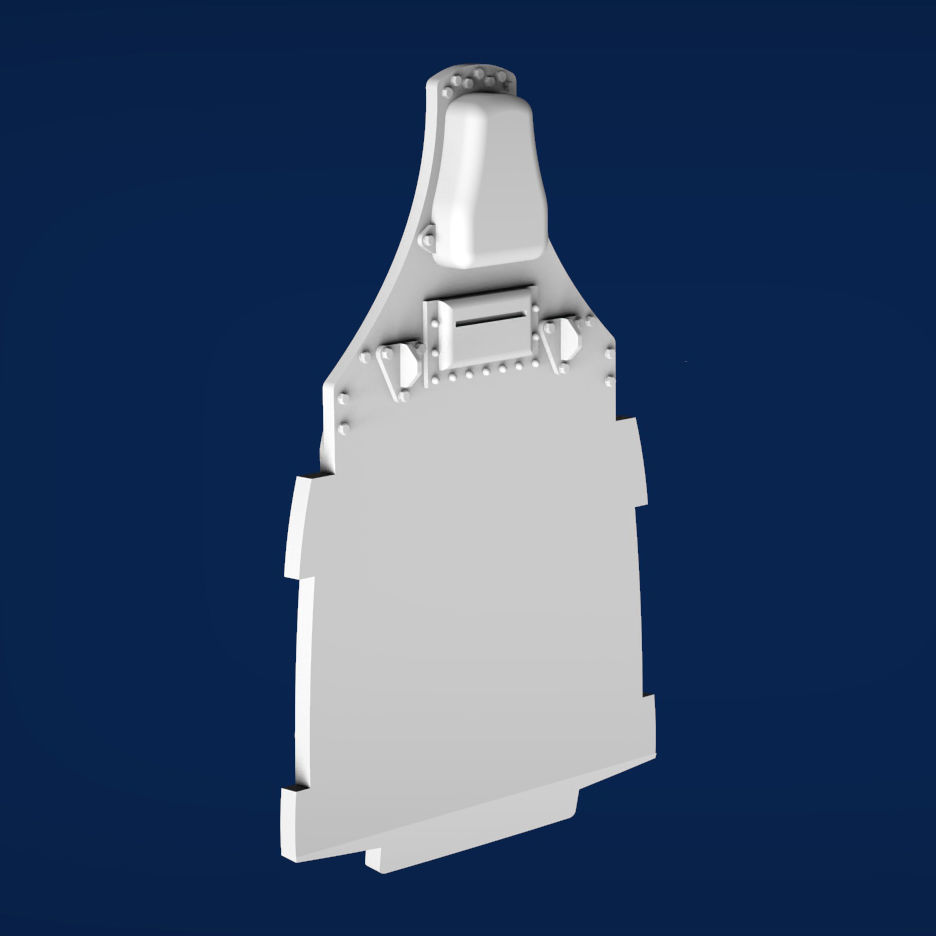 CURTISS P-40 WARHAWK KITTYHAWK PILOT SEAT Hasegawa 3D model_3