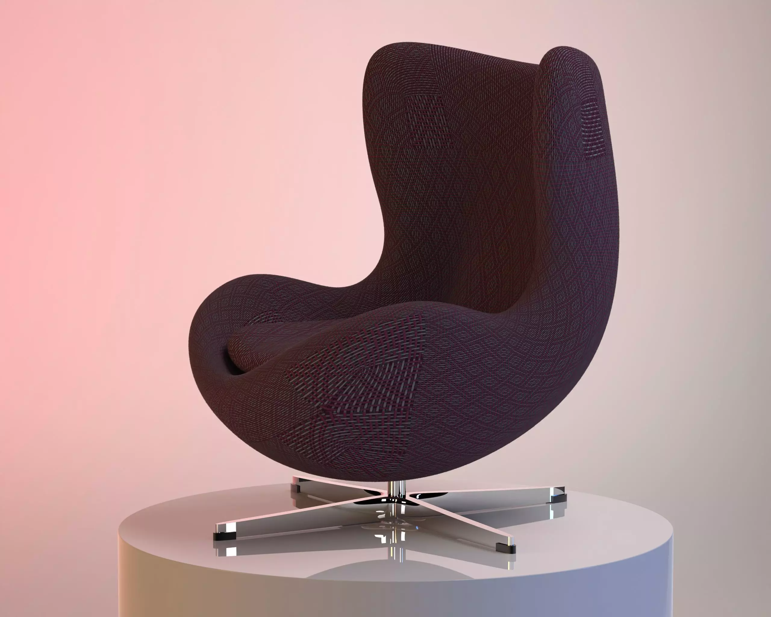 Egg chair- Arne Jacobson Free 3D model