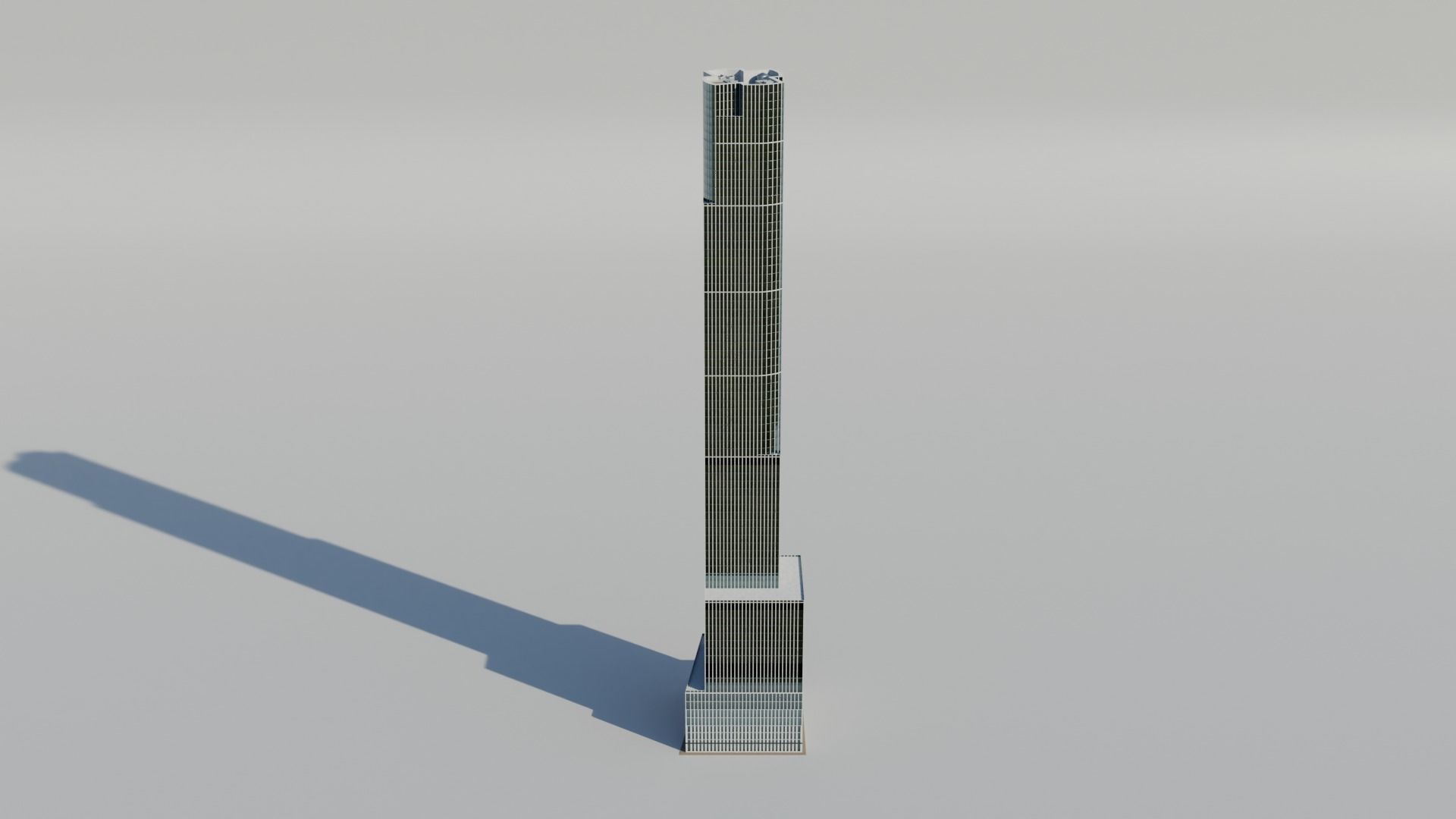 NYC 35 Hudson Yards Low-poly 3D model_4