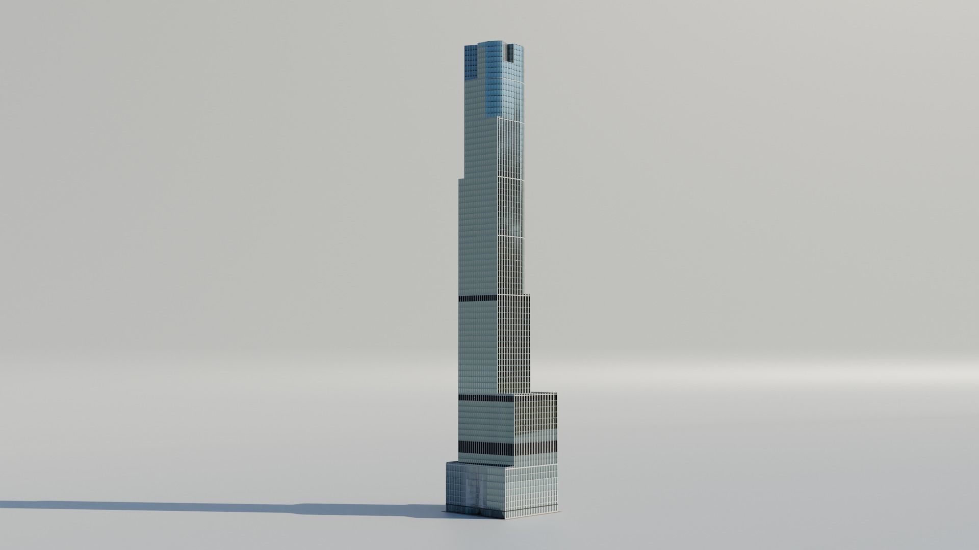 NYC 35 Hudson Yards Low-poly 3D model_5