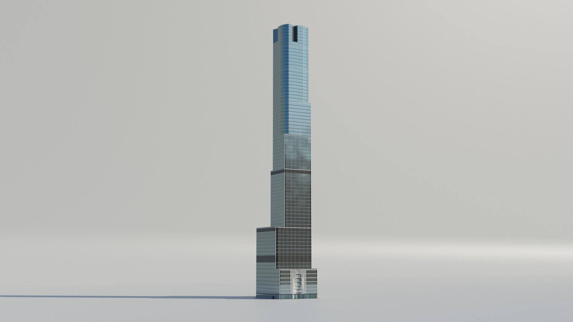 NYC 35 Hudson Yards Low-poly 3D model_2
