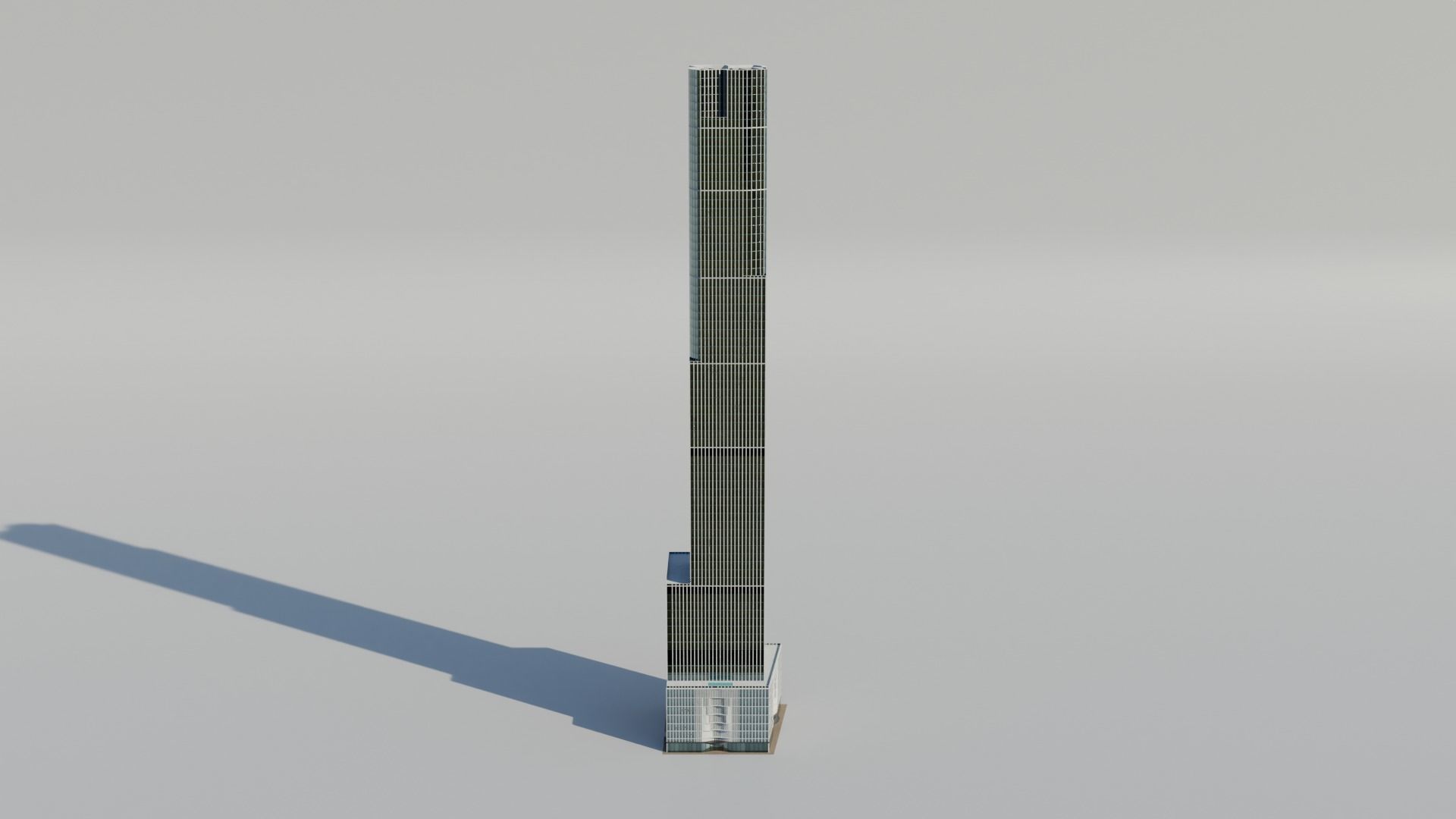 NYC 35 Hudson Yards Low-poly 3D model_1