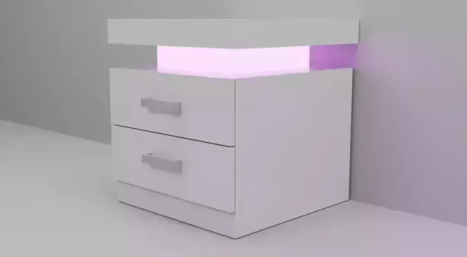 Night Table Low-poly Low-poly 3D model