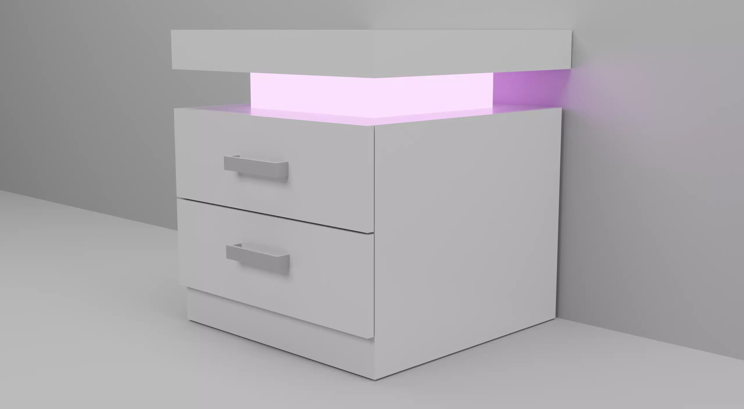 Night Table Low-poly Low-poly 3D model_0