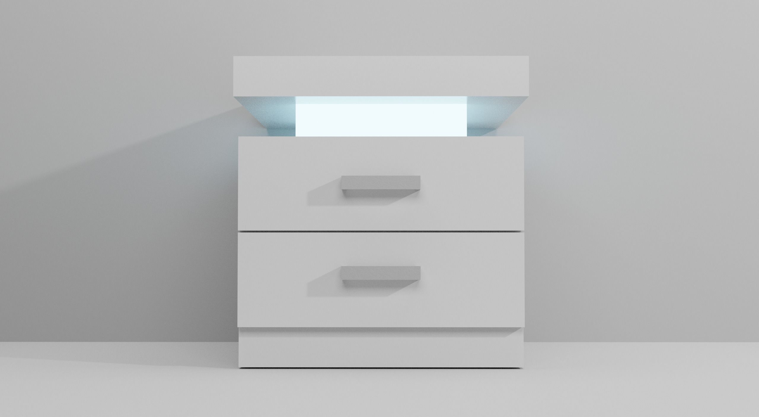 Night Table Low-poly Low-poly 3D model_2