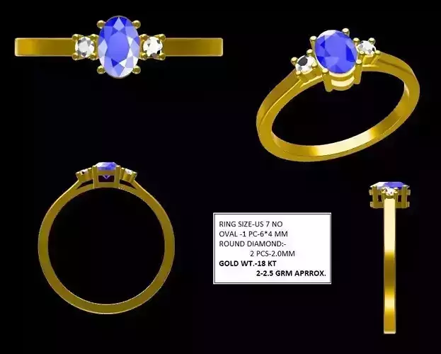 WOMEN RING 3D print model