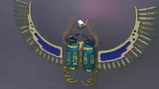 antiqued BEETLE 3D model