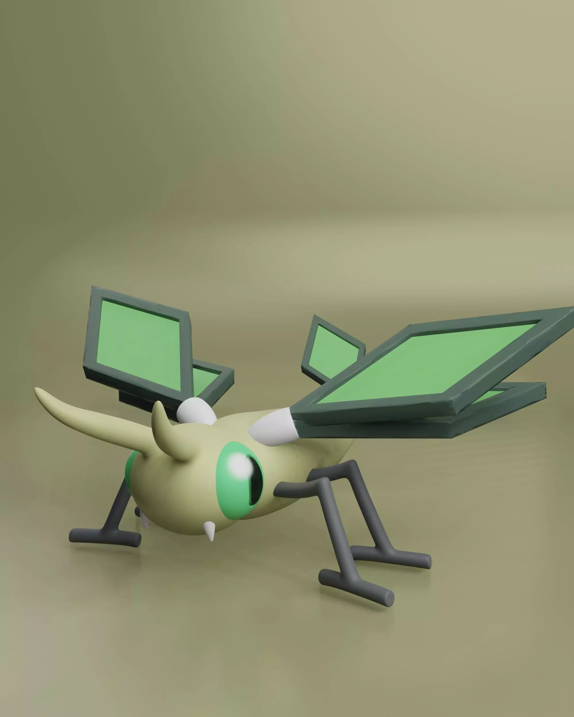 Pokemon - Vibrava 3D print model
